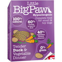 Little Big Paw Dog Tender Duck & Veg Dinner Dog Food